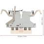 HEEPDD Knitting Machine A48-63 Switch, Plastic Metal Knitting Machine Cam Head Switch Knitting Machine Accessories for Brother KH260 KH270
