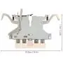 HEEPDD Knitting Machine A48-63 Switch, Plastic Metal Knitting Machine Cam Head Switch Knitting Machine Accessories for Brother KH260 KH270 HEEPDD Knitting Machine A48-63 Switch, Plastic Metal Knitting Machine Cam Head Switch Knitting Machine Accessories for Brother KH260 KH270