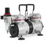 PointZero 1/3 HP Double Piston Airbrush Compressor with Regulator, Gauge and Water Trap - Quiet Professional Air Pump