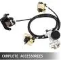 Mophorn GO-KART Brake Master Cylinder Kit Go Kart Hydraulic Brake Kit Universal Go Karts Brake Kit Kandi Complete Including Master Cylinder, Hose, Caliper, Pad for 150cc Mophorn GO-KART Brake Master Cylinder Kit Go Kart Hydraulic Brake Kit Universal Go Karts Brake Kit Kandi Complete Including Master Cylinder, Hose, Caliper, Pad for 150cc