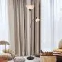 Adjustable Black Floor Lamp with Reading Light by Light Accents - Susan Modern Standing Lamp for Living Room/Office Lamp 72'' Tall - 150-watt with Side Reading Light Corner Lamp (Black) Adjustable Black Floor Lamp with Reading Light by Light Accents - Susan Modern Standing Lamp for Living Room/Office Lamp 72'' Tall - 150-watt with Side Reading Light Corner Lamp (Black)
