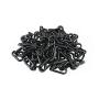 Houseables Plastic Chain, Safety Barrier, 124 Foot, 2'' Links, Light Weight, UV Protected, Accessory for Crowd Control, Queue Line, Decoration, Chains Link Fence (Black)