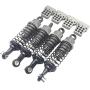 lahomia 4pcs Aluminum Shock Absorber with Shock Tower Fit for WPL C14 C-24 1/16 RC Car Truck Upgrade Parts - Titanium