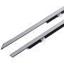 New 4 Pcs Compatible For Honda Accord 2008-2012 Weatherstrip Window Seal Car Window Moulding Trim Seal Chrome Door Outside Belt 2009 2010 2011