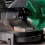 Metabo HPT C10FCGS Compound Miter Saw, 10-Inch, Single Bevel, 15-Amp Motor, 0-52° Miter Angle Range, 0-45° Bevel Range, Large Table, 10'' 24T TCT Miter Saw Blade