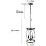 LOG BARN 3-Light Industrial Chandeliers, Vintage Foyer Hanging Lighting Fixture for Dining Room, Living Room, Cylinder Metal Shade, Bronze Finish LOG BARN 3-Light Industrial Chandeliers, Vintage Foyer Hanging Lighting Fixture for Dining Room, Living Room, Cylinder Metal Shade, Bronze Finish