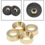 Tongina Pack of 4 1/24 RC Metal Wheel Rims Hubs for Axial SCX24 AXI90081 ,Crawler, Upgrade Parts Tongina Pack of 4 1/24 RC Metal Wheel Rims Hubs for Axial SCX24 AXI90081 ,Crawler, Upgrade Parts