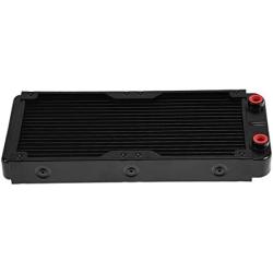 Richer-R PC Cooling Radiator, 240MM Aluminum Computer Ra/diator Water Cooling Cooler 18 Tubes Heat Exchanger CPU Heat Sink