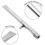 Uniflasy Grill Burners Tube Pipe, Heat Plate Shield Tent and Crossover Carry Over Tube Replacement Parts Kit for Stok SGP4330SB, SGP4331, SGP4130N, Stok Quattro 4 Burner Grills