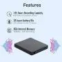 TileRec - Slimmest Voice Activated Recorder with 145 Hours Recording Capacity, MP3 Records, 24 Hours Battery Time, Metal Case – by Atto Digital TileRec - Slimmest Voice Activated Recorder with 145 Hours Recording Capacity, MP3 Records, 24 Hours Battery Time, Metal Case – by Atto Digital