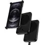 (iPhone 12 Pro Max Black) BeraShield Titanium Metal Magnetic Detachable Wireless Charging Battery Case, Charger Set [Military Grade Drop Protection, Lightweight, Naked Feel, Luxury, Thin, Durable]