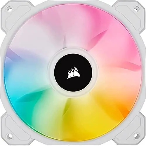 CORSAIR iCUE SP120 RGB Elite Performance 120mm White PWM Single Fan CORSAIR iCUE SP120 RGB Elite Performance 120mm White PWM Single Fan