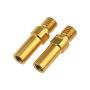 Yaruijia Titanium Alloy Bolt V Brake Bosses Post Ultralight M8 M10 Pitch 1.25mm MTB BMX Bike Service Parts (M8x1.25mm, Gold)