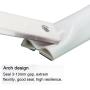 Under Door Draft Stopper,Self-Adhesive Silicone Door Bottom Seal Strip Door Gap Blocker Excluder,39''((White) …