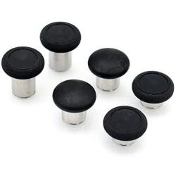 Deal4GO 6 Pack Swap Magnetic Thumbstick Set Replacement for Xbox One Elite Controller Analog Sticks Black