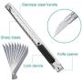 105 PCS Precision Carving Craft Hobby Knife Kit Includes 92 PCS Carving Blades with 2 Handles, 11 PCS SK5 Art Blades with 1 Handles, Cutting Board,Steel Rule for DIY Art Work Cutting, Hobby, Scrapbook