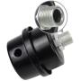 BBT Air Compressor Intake Filter, 2 Pcs 16mm Thread Metal oil-less Air Compressor Air Filter Silencer Noise Muffler (3/8 PT 16mm) (2 Pcs)