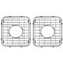 Walter Sinks Stainless Steel Kitchen 13'' x 11 Inch Protector Grids for Sinks Universal Double Bowl Drain Racks Grates Bottom Strainer Center Hole, Silver Walter Sinks Stainless Steel Kitchen 13'' x 11 Inch Protector Grids for Sinks Universal Double Bowl Drain Racks Grates Bottom Strainer Center Hole, Silver