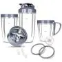 Deluxe Upgrade Parts kit Cups & Blade &Top Gear & Gaskets & Shock Pad 13-Piece Replacement Set Compatible with NutriBullet High-Speed Blender/Mixer System 600W-900W Series Deluxe Upgrade Parts kit Cups & Blade &Top Gear & Gaskets & Shock Pad 13-Piece Replacement Set Compatible with NutriBullet High-Speed Blender/Mixer System 600W-900W Series