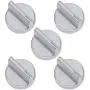 W10594481 Range Replacement Knobs - Stainless Steel Cooker Stove Control knobs (5 Pack) - Compatible with Whirlpool WPW10594481, AP6023301, 3281332, W10594481, W10698166, PS1175 W10594481 Range Replacement Knobs - Stainless Steel Cooker Stove Control knobs (5 Pack) - Compatible with Whirlpool WPW10594481, AP6023301, 3281332, W10594481, W10698166, PS1175