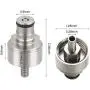 【2 PCS】MRbrew Stainless Carbonation Cap, Designed with Ball Lock Type 5/16'' Barb Counter Pressure Bottle Filling, with 4 Extra O-Rings, Fits Most Home Brew Soda & Beer Carbonation Systems 【2 PCS】MRbrew Stainless Carbonation Cap, Designed with Ball Lock Type 5/16'' Barb Counter Pressure Bottle Filling, with 4 Extra O-Rings, Fits Most Home Brew Soda & Beer Carbonation Systems