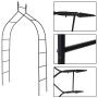Giantex Metal Garden Arbor Wedding Arch, 8.4 Ft High x 4.6 Ft Wide, Pergola Arbor for Climbing Plant Roses Vines, Indoor Outdoor Garden Patio Bridal Party Decoration Wedding Arch