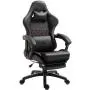Dowinx Gaming Chair Office Chair PC Chair with Massage Lumbar Support, Racing Style PU Leather High Back Adjustable Swivel Task Chair with Footrest (Black&Red) Dowinx Gaming Chair Office Chair PC Chair with Massage Lumbar Support, Racing Style PU Leather High Back Adjustable Swivel Task Chair with Footrest (Black&Red)