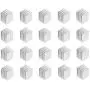 uxcell Electronics Cooler Heatsink for MOS GPU IC Chip Silver 19 x 19 x 24 mm 20pcs