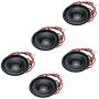 Sydien 5pcs 2W 8Ohm Mini Loudspeaker 28mm Round Internal Magnet Speaker for Laptop, Tablet, Walkie-Talkie, Video Player