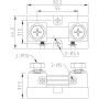CG 500A 75mV Electrical Ammeter DC Current Shunt Resistor Kit,Metal Ampere Current Shunt,Copper DC Shunt Resistance Resistor Kit