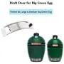 Green Egg Replacement Parts Stainless Draft Door Fits for Medium & Large Big Green Egg Grill Kamado Accessories with Punched MESH Panel Easily Adjusted Egg Bottom Vent Replacement Green Egg Replacement Parts Stainless Draft Door Fits for Medium & Large Big Green Egg Grill Kamado Accessories with Punched MESH Panel Easily Adjusted Egg Bottom Vent Replacement