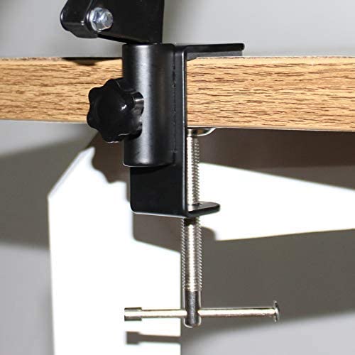 Table Lamp Holder Clamp Fixed Clip 1/2Inches Base Hose DIY Swing Arm Lighting Accessory Metal Clamp