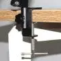 Table Lamp Holder Clamp Fixed Clip 1/2Inches Base Hose DIY Swing Arm Lighting Accessory Metal Clamp
