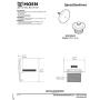 Moen T90331BN Collection Push-N-Lock Tub and Shower Drain Kit with 1-1/2 Inch Threads, 1.5, Brushed Nickel