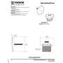 Moen T90331BN Collection Push-N-Lock Tub and Shower Drain Kit with 1-1/2 Inch Threads, 1.5, Brushed Nickel