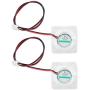 2-Pack 3D Printer Fan, 30 x 30mm / 1.2 x 1.2inch 3010 Brushless Cooling Fan, Transparent LED Light Cooling Fan for V6 Hotend (12V)