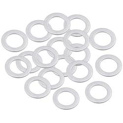 Hobbypark Metal Washers 5x8x0.5mm for Traxxas RC Cars,Replacement of Part 1985 (Set of 100) (Sliver)