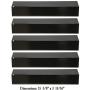 Hisencn Grill Heat Plate for Brinkmann 810-2410-S, 810-3660-S, 810-2511-S, 810-2512-S Replacement Heat Tent Shield Deflector for Uniflame, Aussie and Others, 15 3/8 inch BBQ Flame Tamer Burner Cover