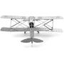 Metal Earth Fascinations DH82 Tiger Moth Airplane 3D Metal Model Kit