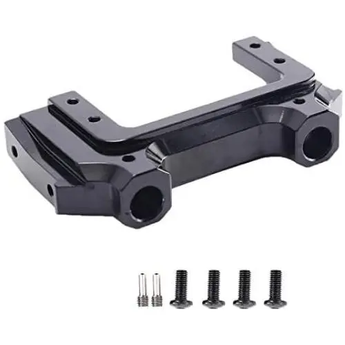RZXYL SCX10 II Metal Front Bumper Servo Bracket, Front Bumper Servo Mount Stand for 1/10 Axial SCX10 II AX90046 RC Crawler Car (Black) RZXYL SCX10 II Metal Front Bumper Servo Bracket, Front Bumper Servo Mount Stand for 1/10 Axial SCX10 II AX90046 RC Crawler Car (Black)