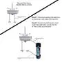 CuZn UC-200 Under Counter Water Filter - 50K Ultra High Capacity - Made in USA CuZn UC-200 Under Counter Water Filter - 50K Ultra High Capacity - Made in USA