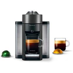 Nespresso ENV135GY Coffee and Espresso Machine by DeLonghi, Graphite Metal