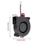 Furiga 5015 Fan 24v 50X50X15mm Blower Radial Cooling Fan DC Brushless 30cm Cable for 3D Printer Heat Sink 2PCS Furiga 5015 Fan 24v 50X50X15mm Blower Radial Cooling Fan DC Brushless 30cm Cable for 3D Printer Heat Sink 2PCS