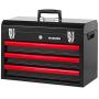 WORKPRO 408-Piece Mechanics Tool Set with 3-Drawer Heavy Duty Metal Box (W009044A)