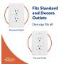 Safety Innovations, Ultimate Outlet Safety Cap, Baby Proofing Outlet Plugs, Child Safety Electrical Outlet Covers, Easy Installation, Protect Toddlers and Babies from Accidental Shock Hazard - 50 Pack