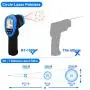 BTMETER BT-1800 Pyrometer -58°F ~3272°F (-50 ~ 1800℃) DS 50:1 Infrared Thermometer Gun for Metal Melting Furnace Forge Kiln Temperature Tester(NOT for Human Temp) BTMETER BT-1800 Pyrometer -58°F ~3272°F (-50 ~ 1800℃) DS 50:1 Infrared Thermometer Gun for Metal Melting Furnace Forge Kiln Temperature Tester(NOT for Human Temp)