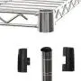 Seville Classics 5-Tier Steel Wire Shelving with Wheels, 30'' W x 14'' D x 60'' H, Plated Steel Seville Classics 5-Tier Steel Wire Shelving with Wheels, 30'' W x 14'' D x 60'' H, Plated Steel