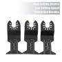 20 Pcs Mix Oscillating Saw Blades, Professional Wood/Metal Universal Multitool Quick Release Saw Blades Fit Fein Multimaster, Ryobi, Milwaukee, Bosch, Dremel, Dewalt, Rockwell, Makita and More #7069