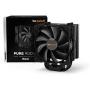 be quiet! Pure Rock 2 Black, BK007, 150W TDP, CPU Cooler, Elegant Black Surface, HDT Technology