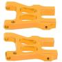 VGEBY RC Rear Suspension Bracket, Metal Rear Suspension Arm Upgrade Parts Accessory Fit for HSP 94122 1/10 RC Car Model (Orange)